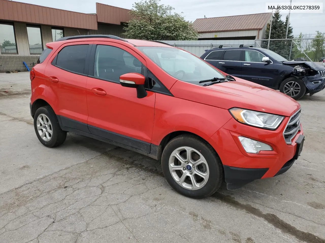 MAJ6S3GL0KC278359 2019 Ford Ecosport Se