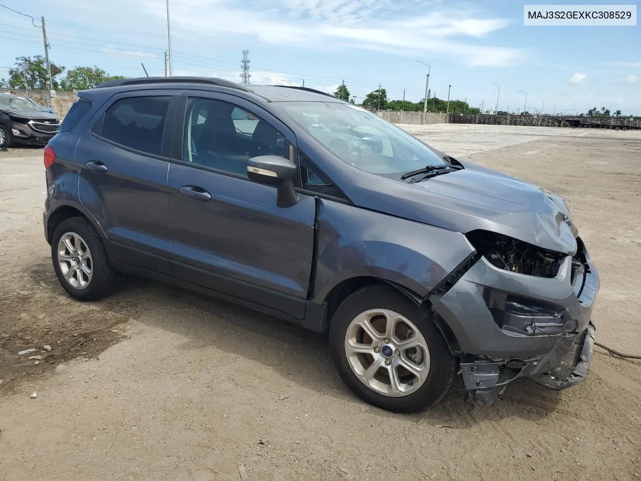 MAJ3S2GEXKC308529 2019 Ford Ecosport Se