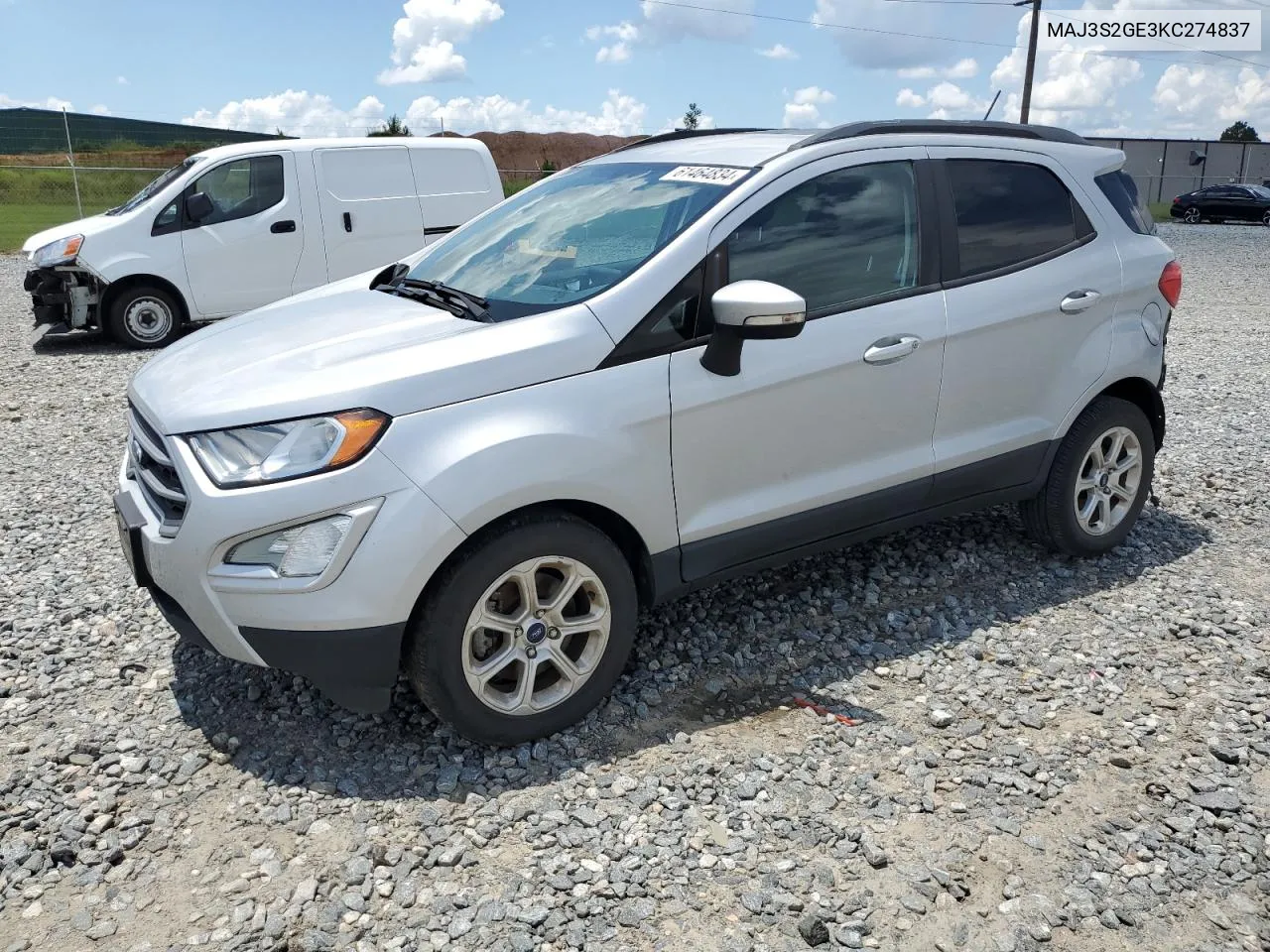 MAJ3S2GE3KC274837 2019 Ford Ecosport Se