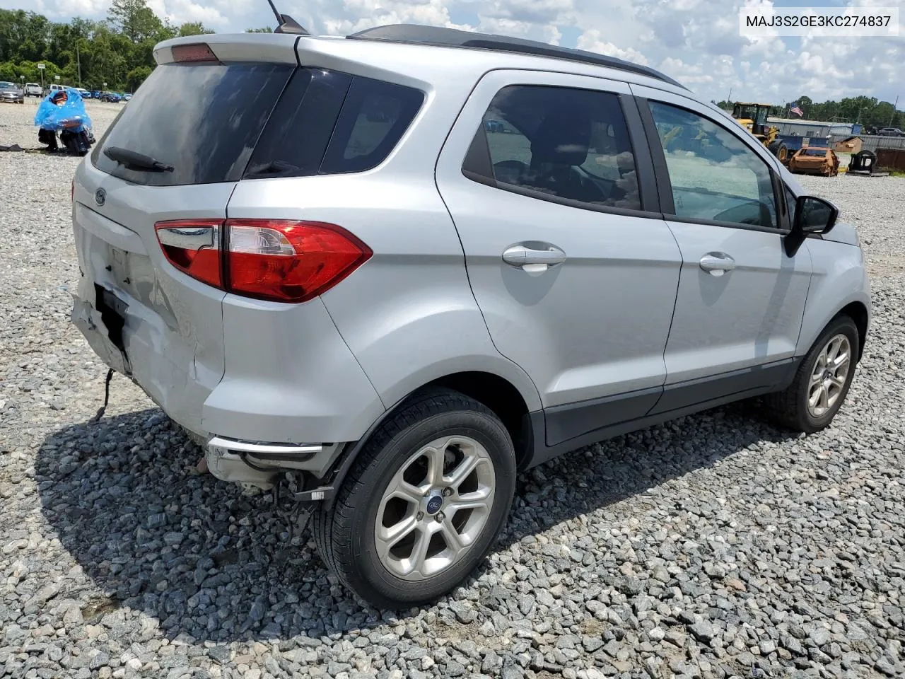 MAJ3S2GE3KC274837 2019 Ford Ecosport Se