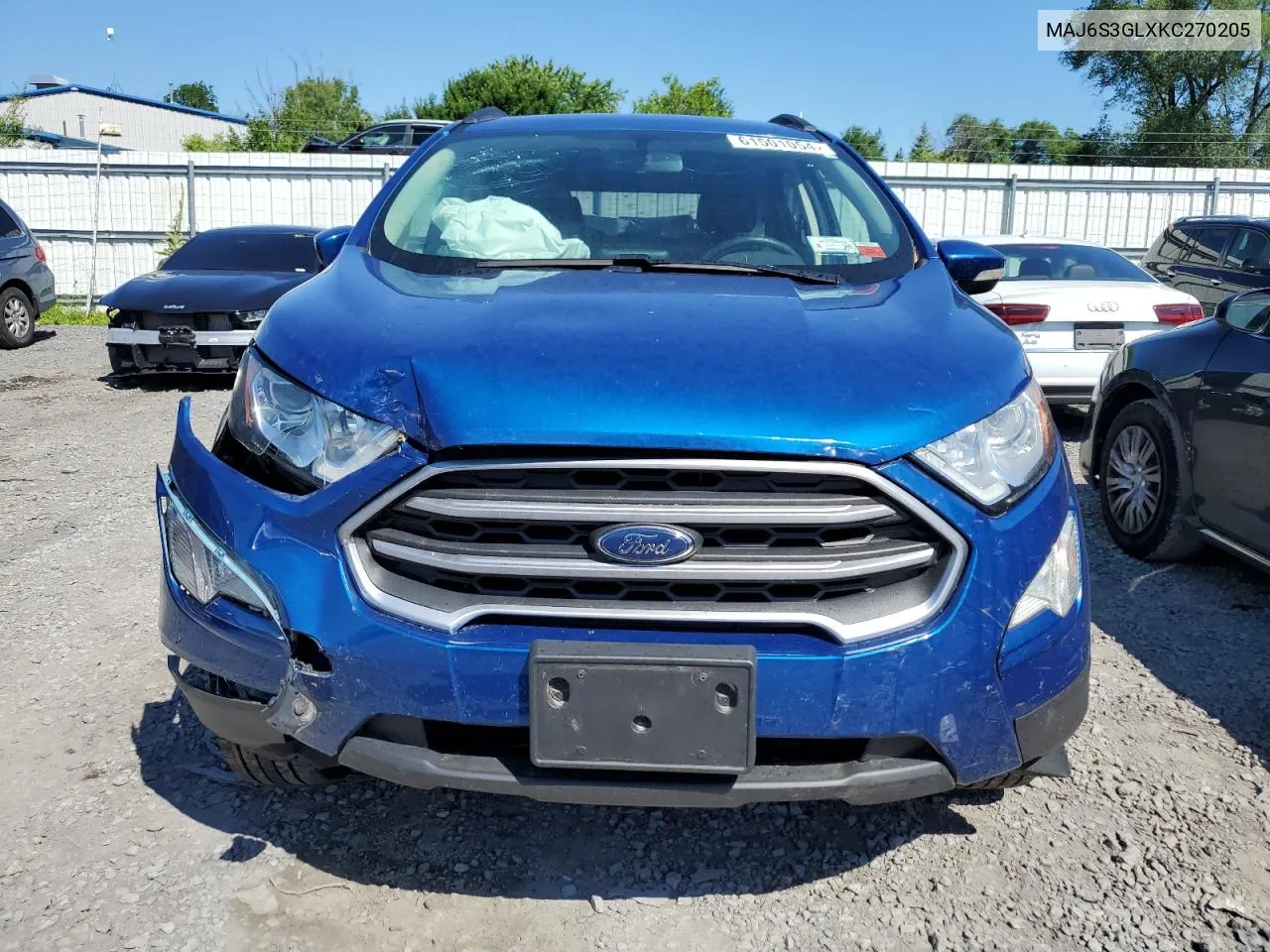 MAJ6S3GLXKC270205 2019 Ford Ecosport Se