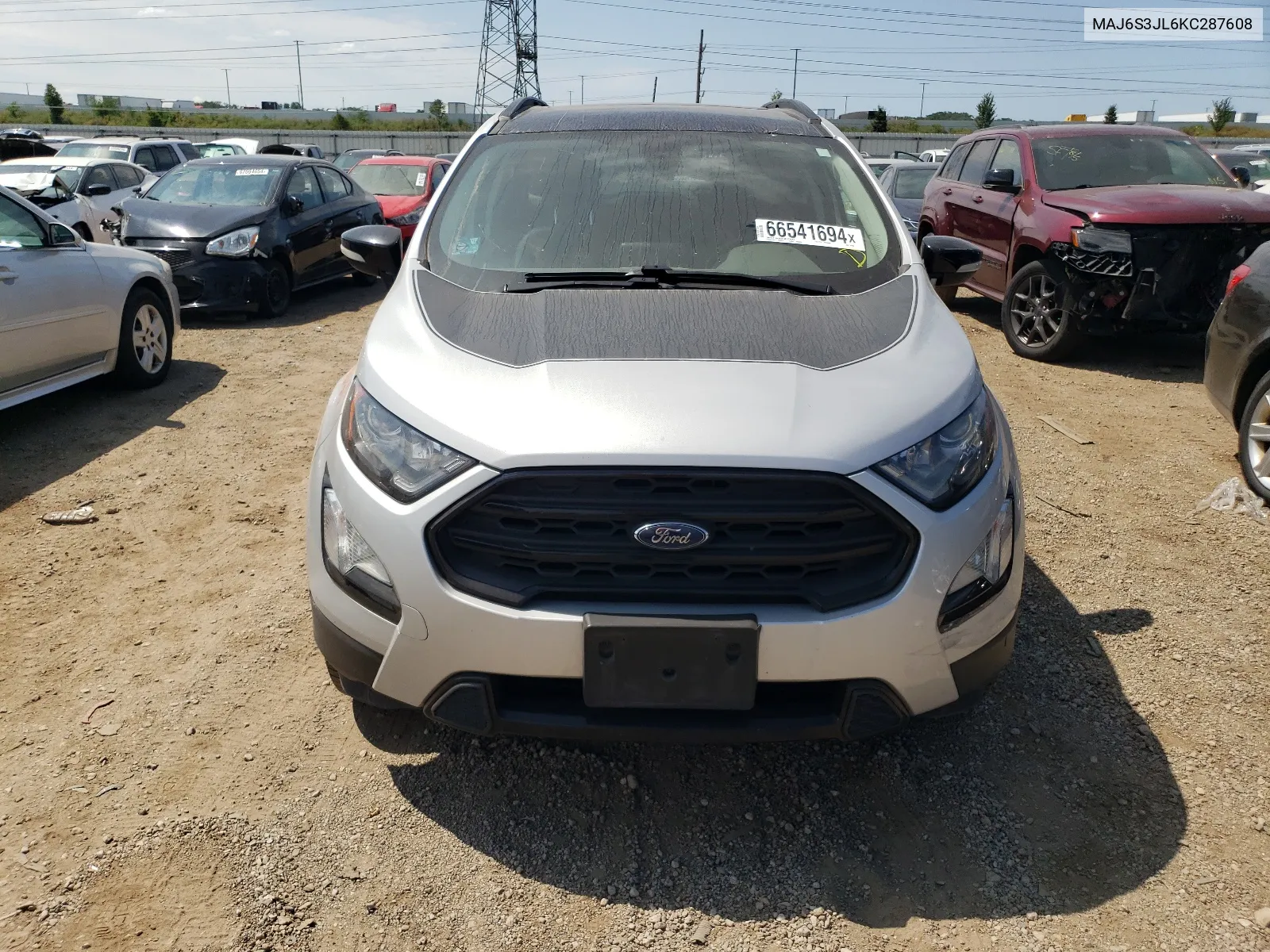 MAJ6S3JL6KC287608 2019 Ford Ecosport Ses