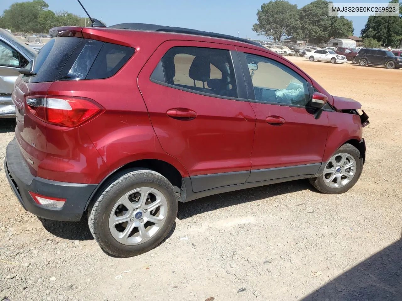 MAJ3S2GE0KC269823 2019 Ford Ecosport Se