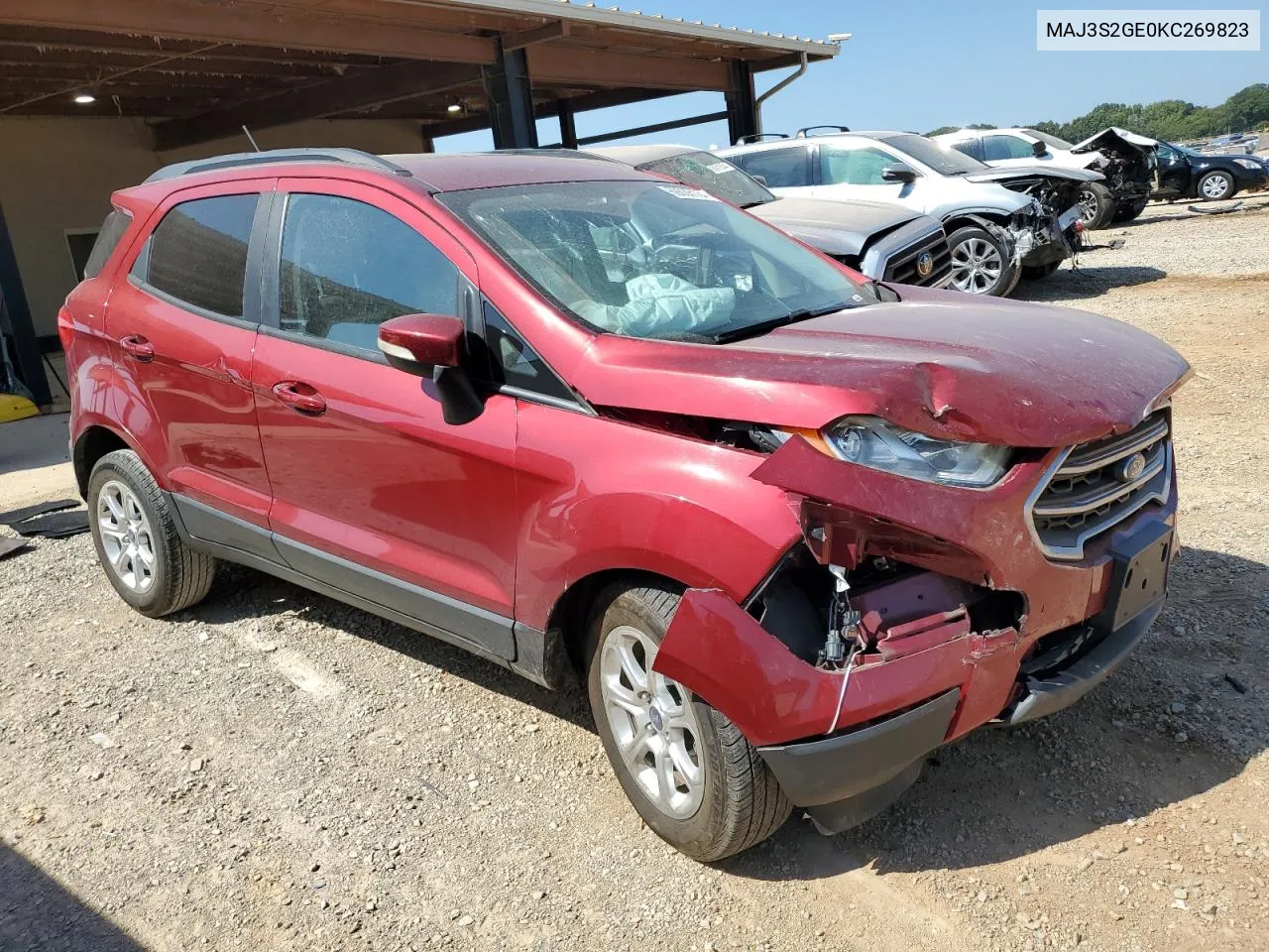 MAJ3S2GE0KC269823 2019 Ford Ecosport Se