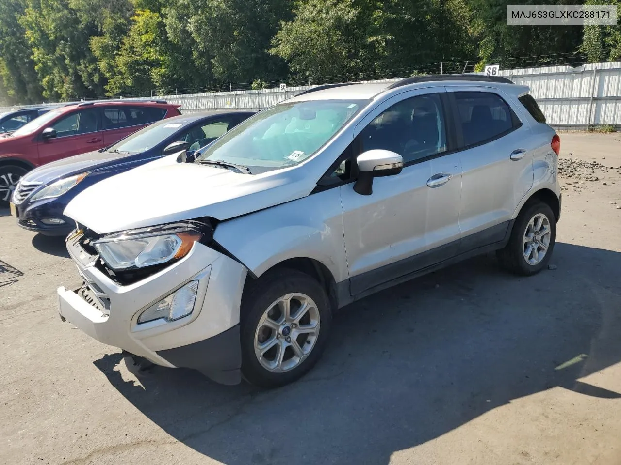 MAJ6S3GLXKC288171 2019 Ford Ecosport Se