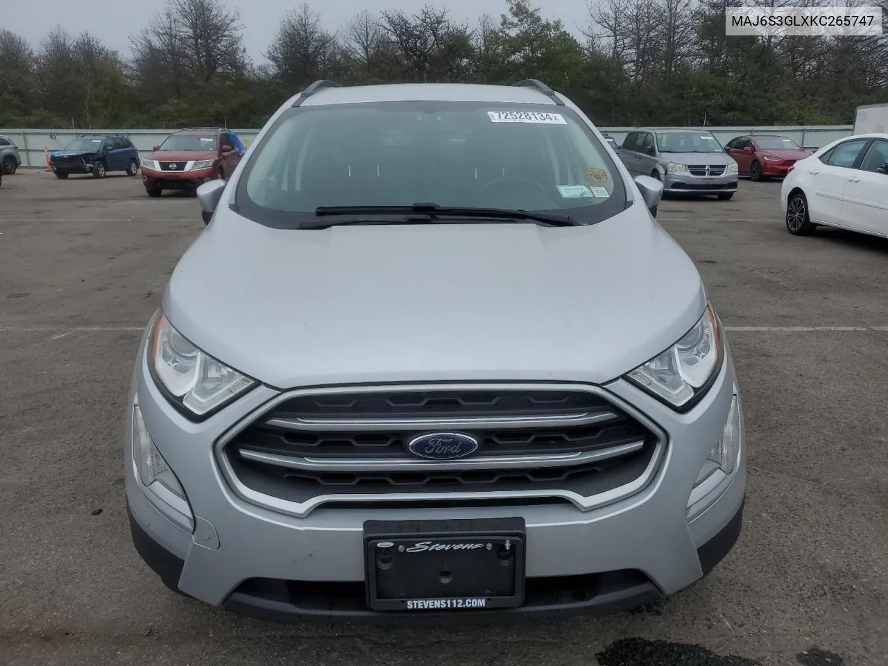 MAJ6S3GLXKC265747 2019 Ford Ecosport Se