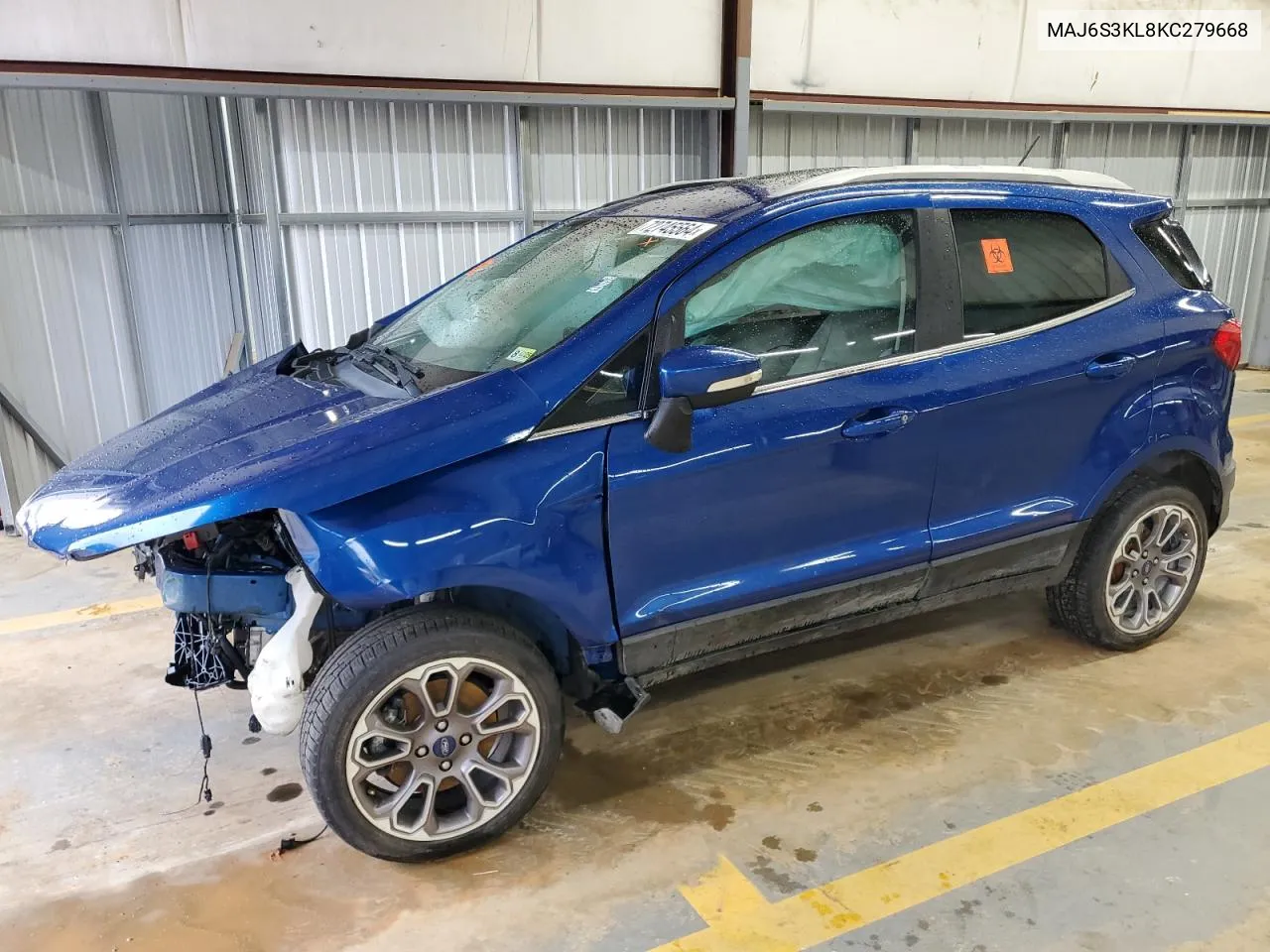 MAJ6S3KL8KC279668 2019 Ford Ecosport Titanium