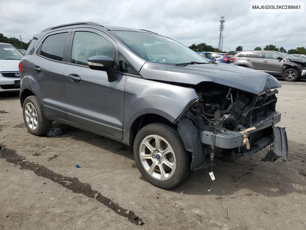 MAJ6S3GL5KC288661 2019 Ford Ecosport Se