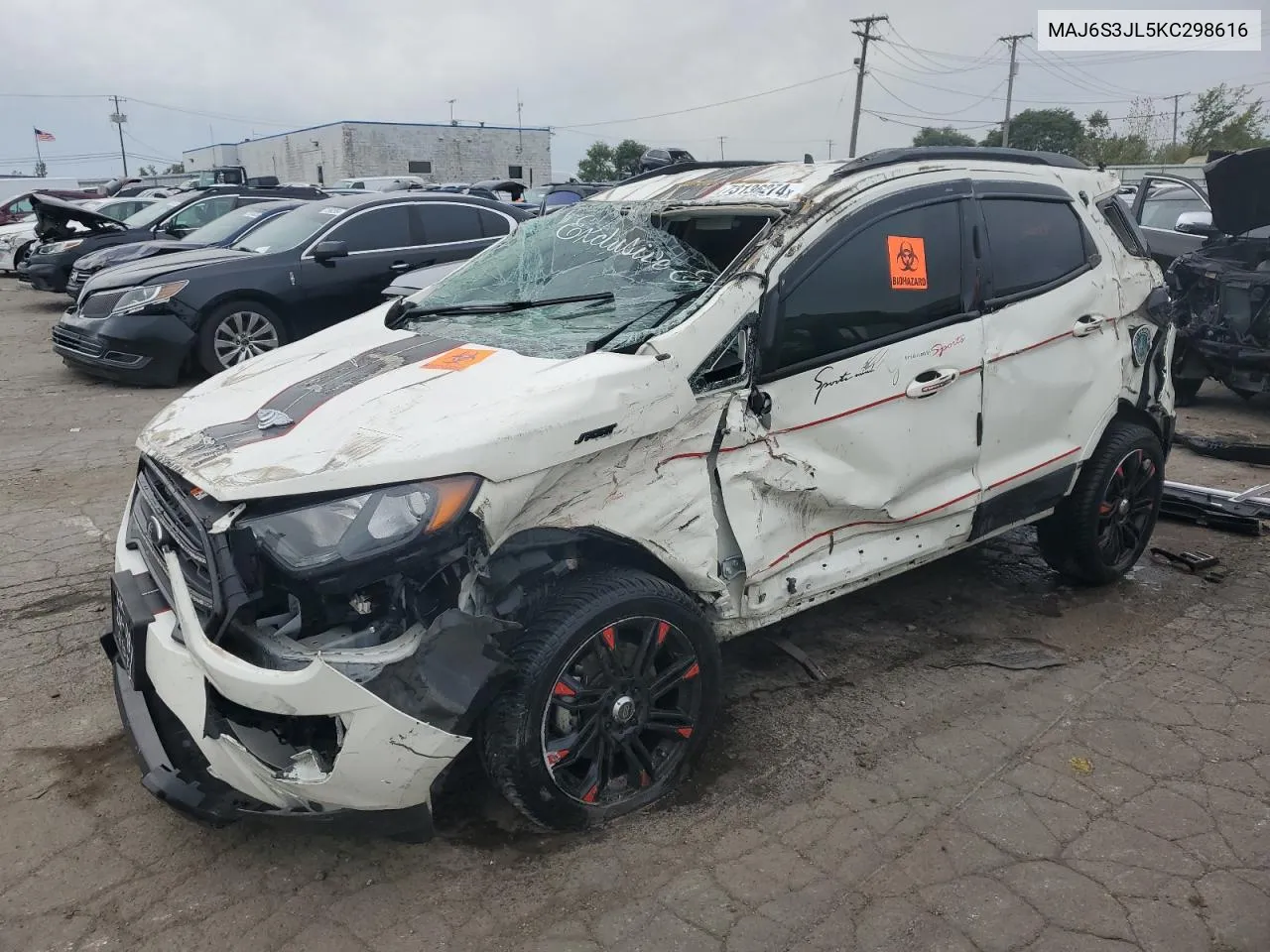 MAJ6S3JL5KC298616 2019 Ford Ecosport Ses