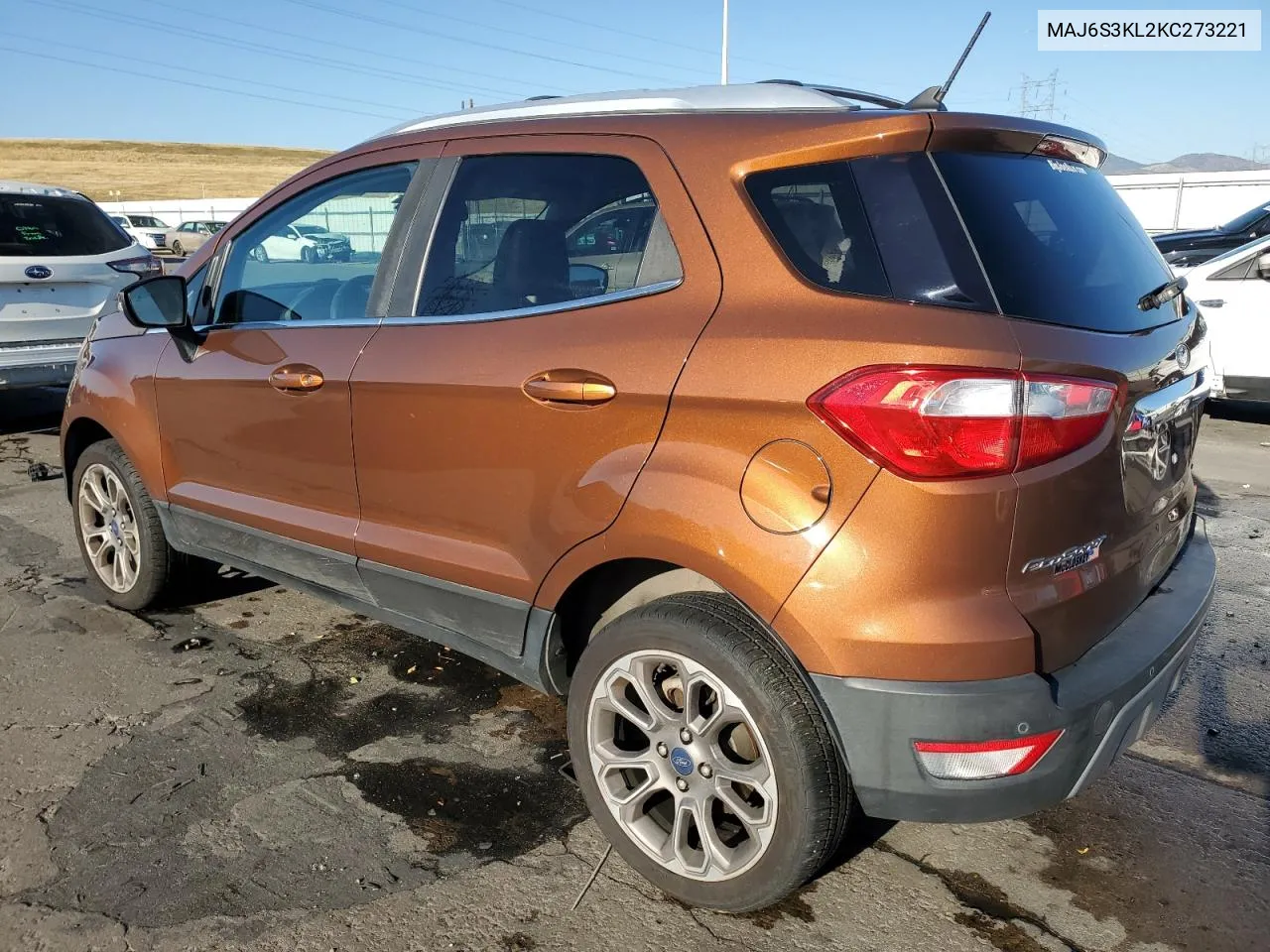 MAJ6S3KL2KC273221 2019 Ford Ecosport Titanium