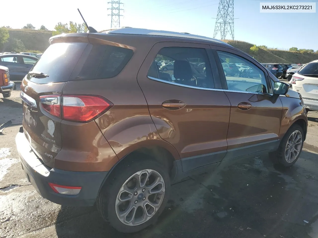 MAJ6S3KL2KC273221 2019 Ford Ecosport Titanium