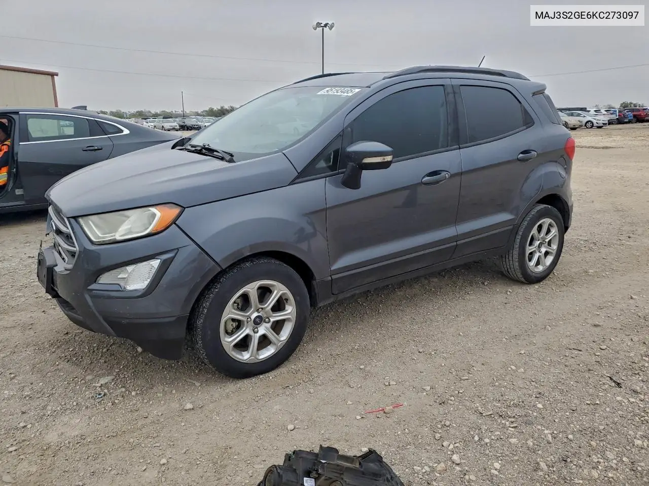 MAJ3S2GE6KC273097 2019 Ford Ecosport Se