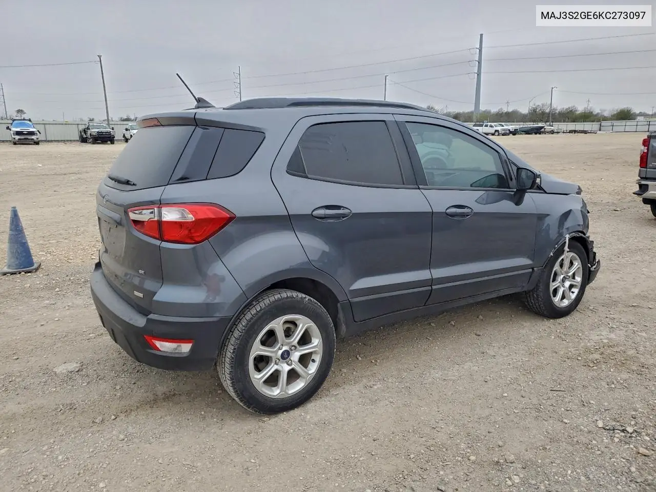 MAJ3S2GE6KC273097 2019 Ford Ecosport Se