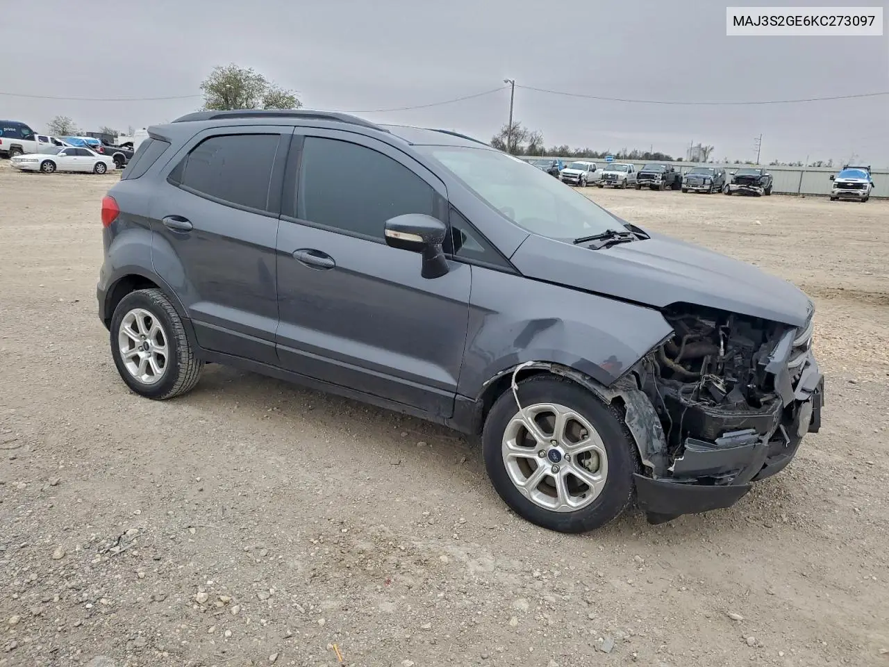 MAJ3S2GE6KC273097 2019 Ford Ecosport Se