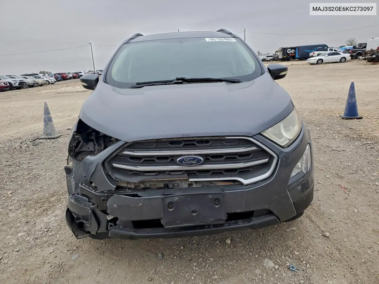 MAJ3S2GE6KC273097 2019 Ford Ecosport Se