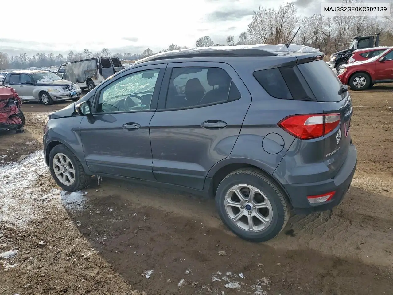 MAJ3S2GE0KC302139 2019 Ford Ecosport Se