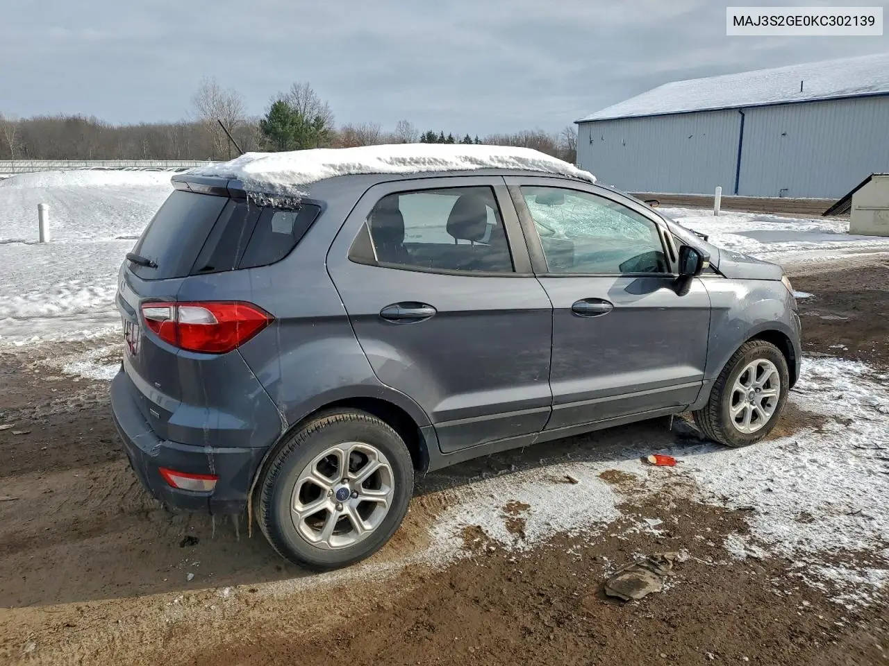 MAJ3S2GE0KC302139 2019 Ford Ecosport Se