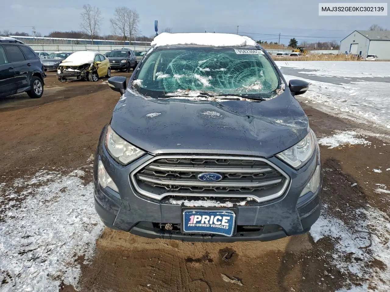 MAJ3S2GE0KC302139 2019 Ford Ecosport Se