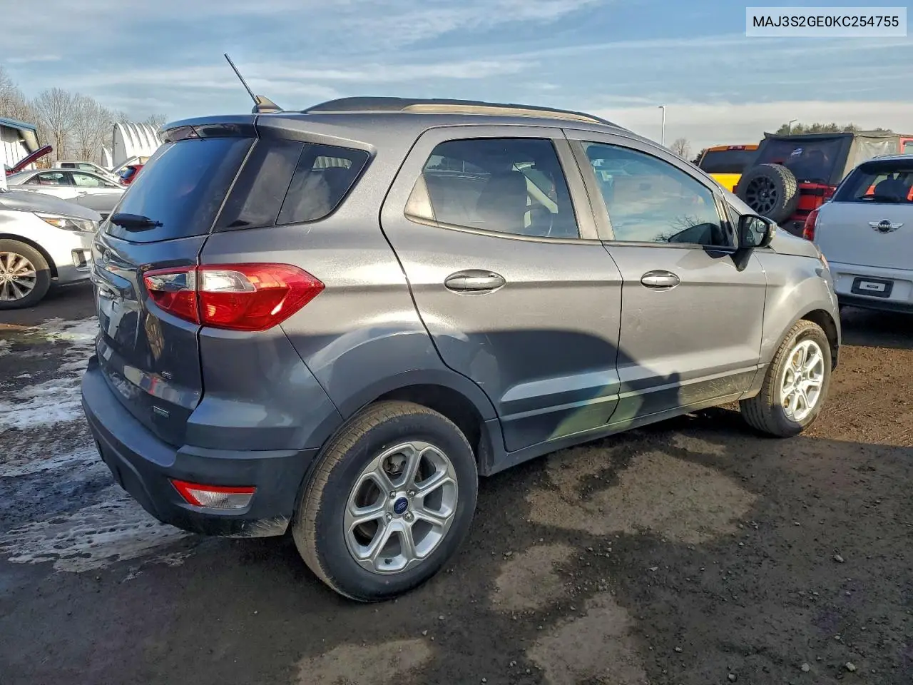 MAJ3S2GE0KC254755 2019 Ford Ecosport Se