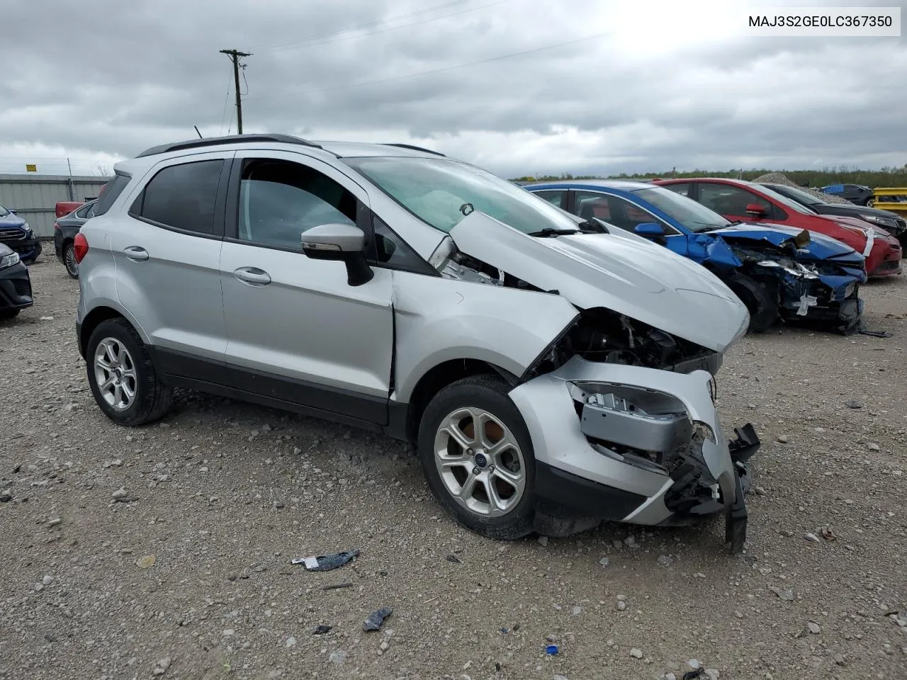 MAJ3S2GE0LC367350 2020 Ford Ecosport Se