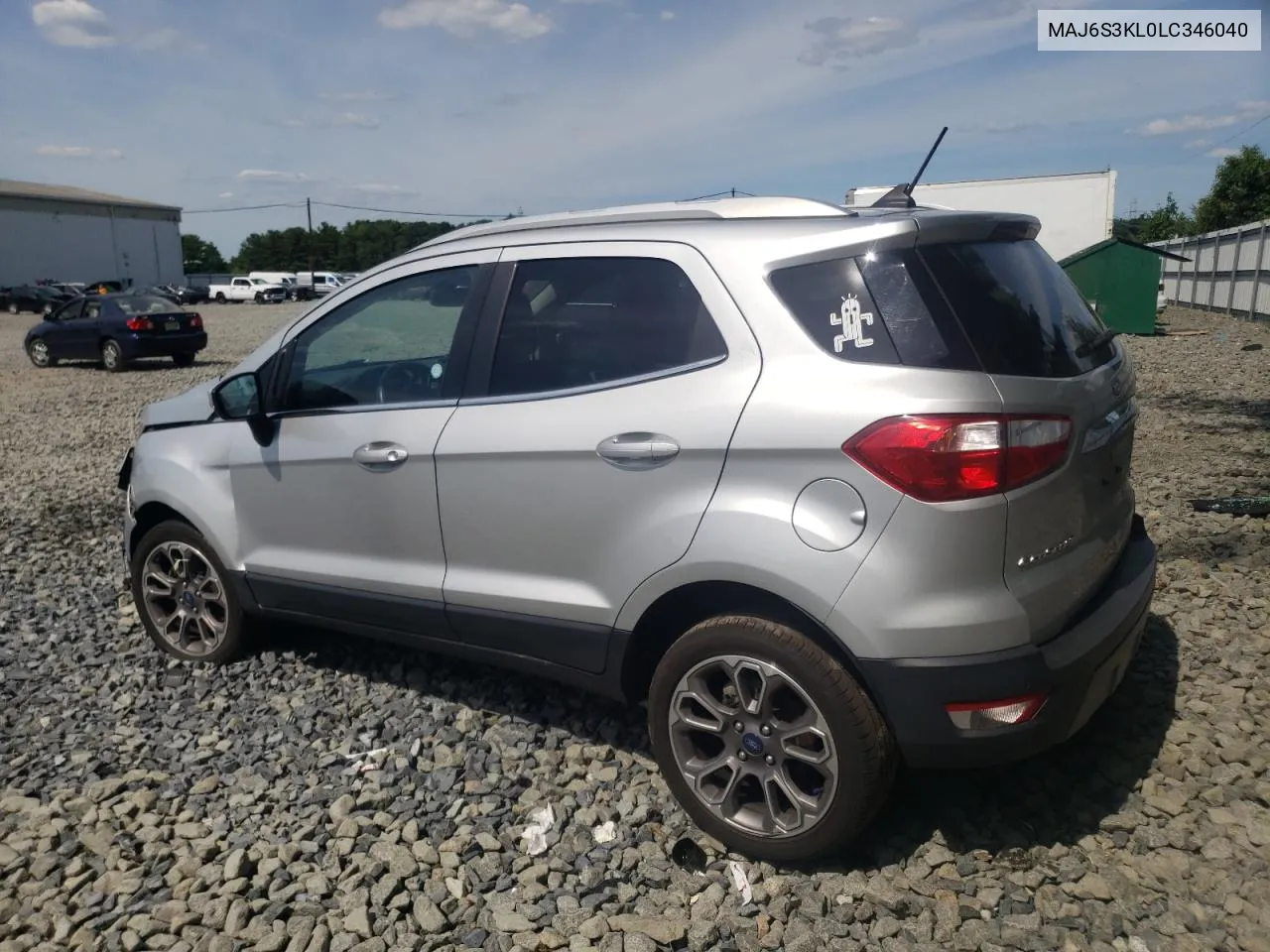 MAJ6S3KL0LC346040 2020 Ford Ecosport Titanium