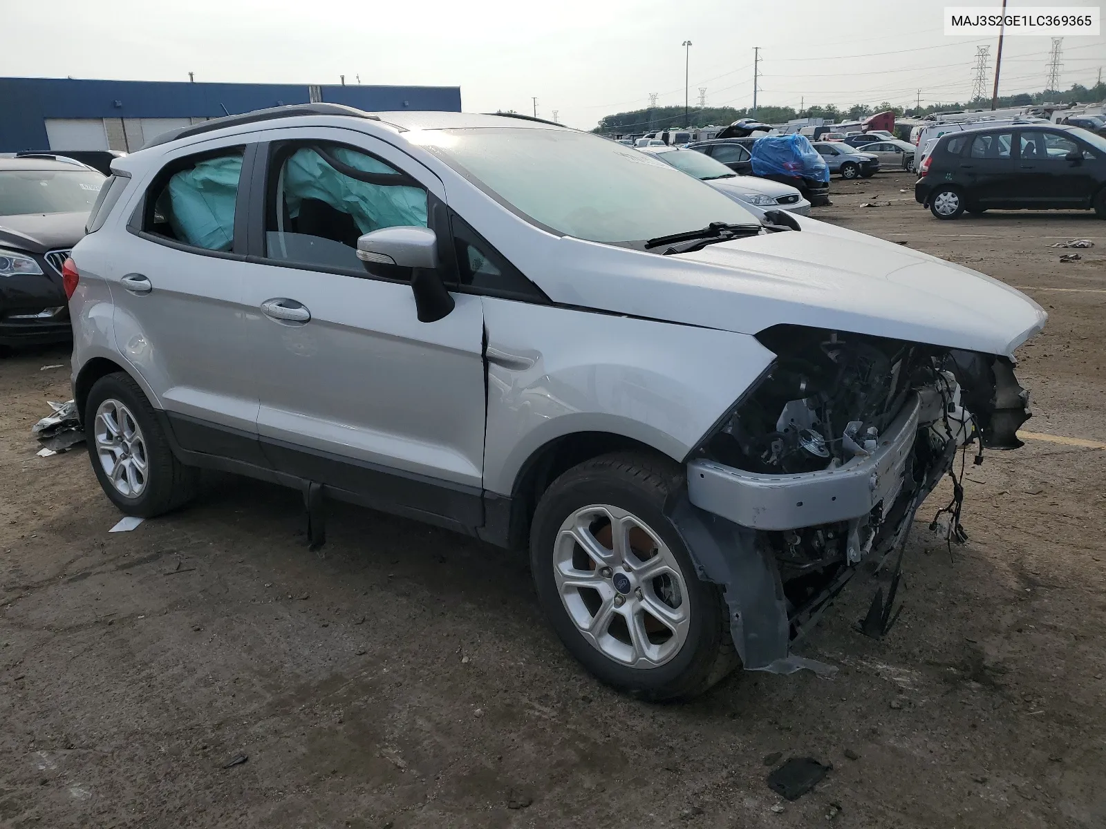 MAJ3S2GE1LC369365 2020 Ford Ecosport Se