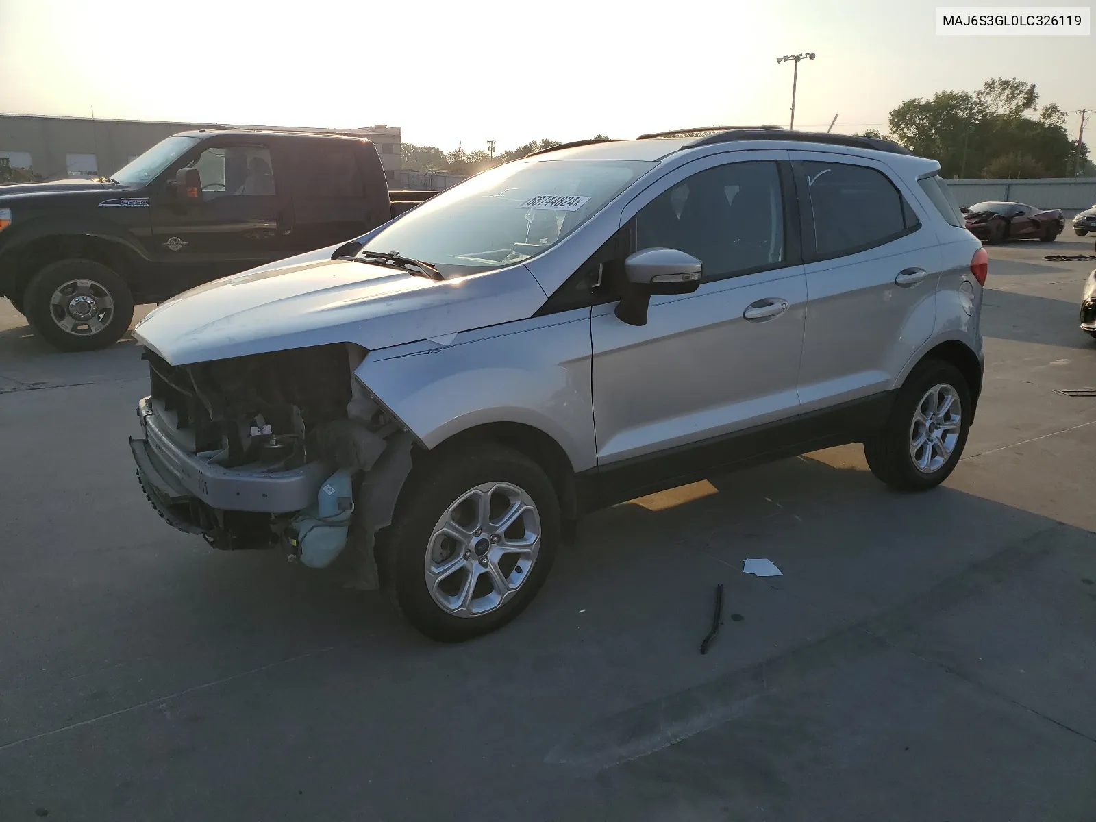 2020 Ford Ecosport Se VIN: MAJ6S3GL0LC326119 Lot: 68744824