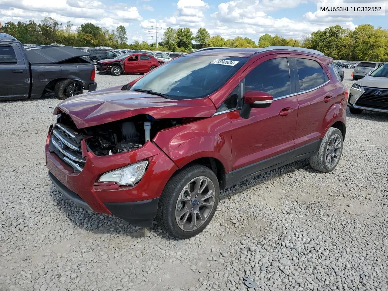 MAJ6S3KL1LC332552 2020 Ford Ecosport Titanium