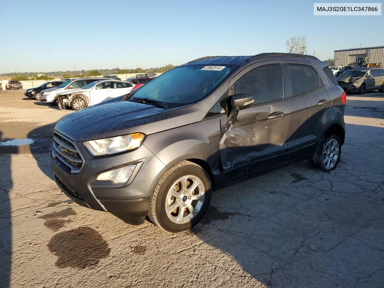 MAJ3S2GE1LC347866 2020 Ford Ecosport Se