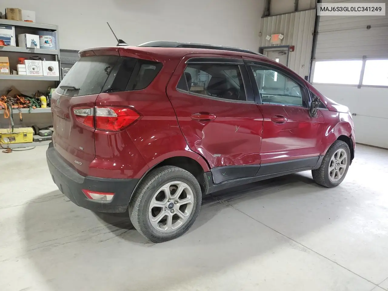 MAJ6S3GL0LC341249 2020 Ford Ecosport Se