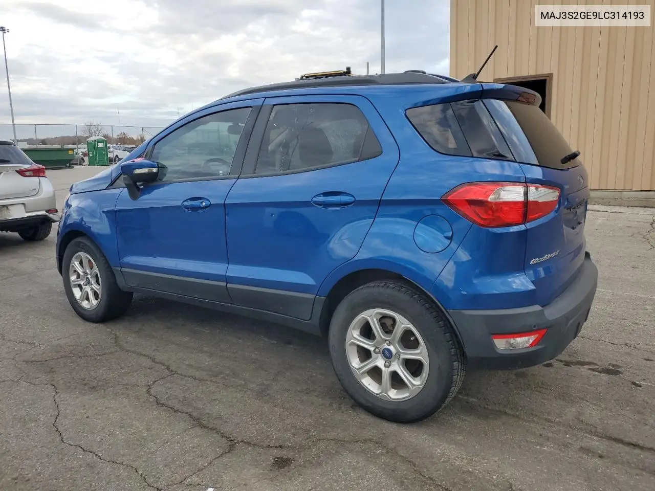 MAJ3S2GE9LC314193 2020 Ford Ecosport Se