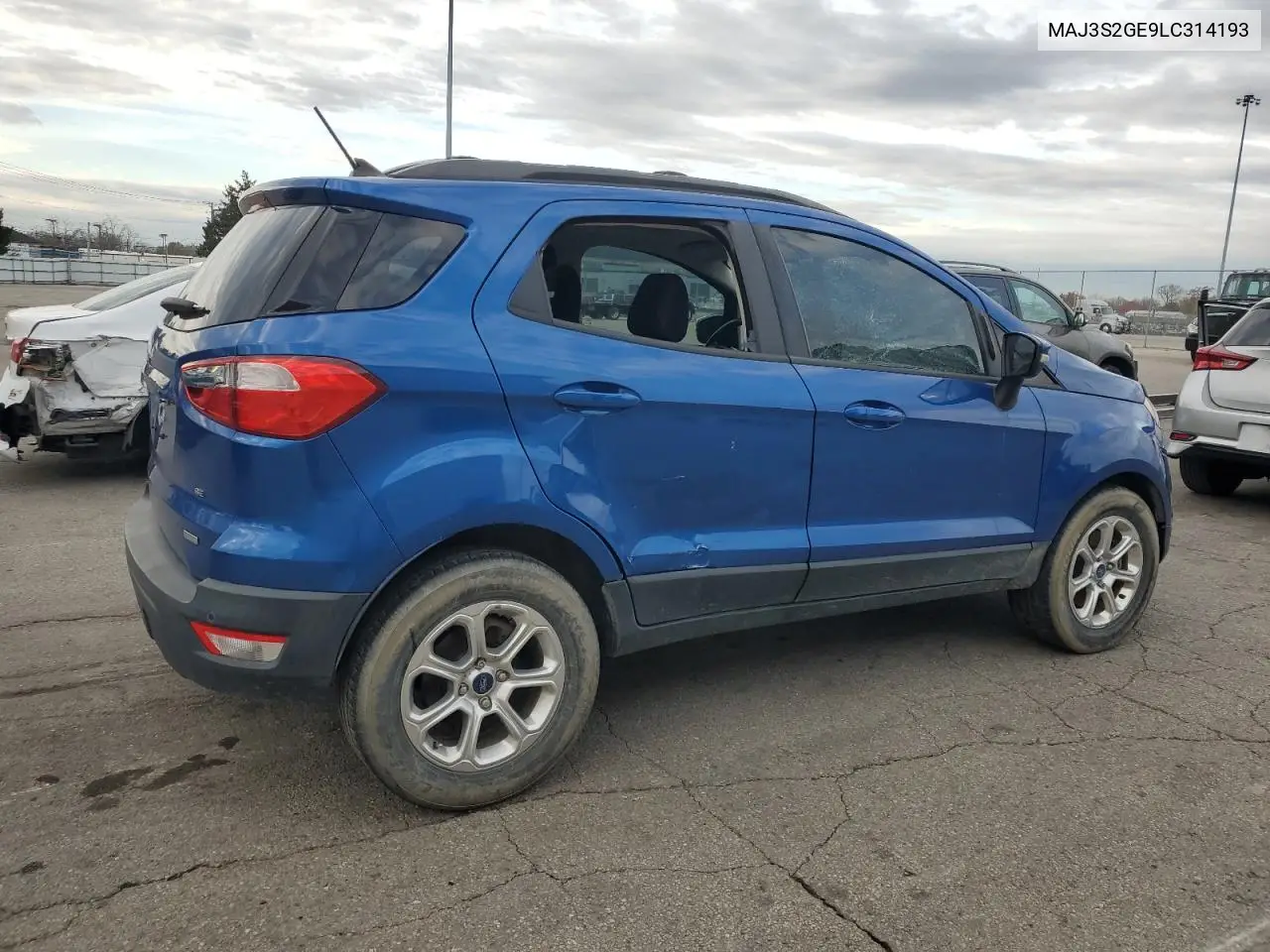 MAJ3S2GE9LC314193 2020 Ford Ecosport Se