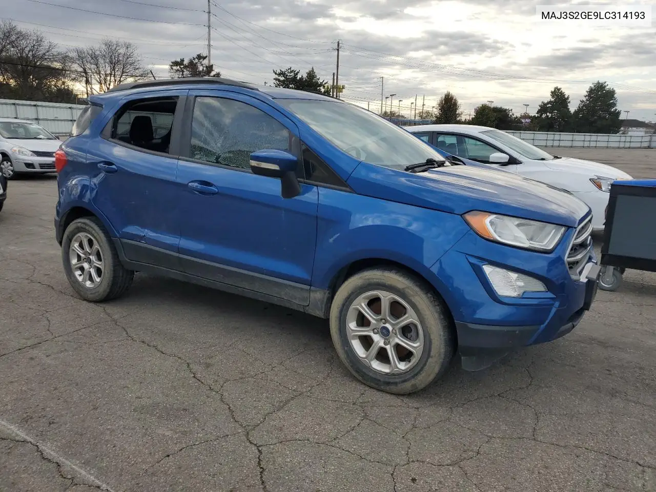 MAJ3S2GE9LC314193 2020 Ford Ecosport Se