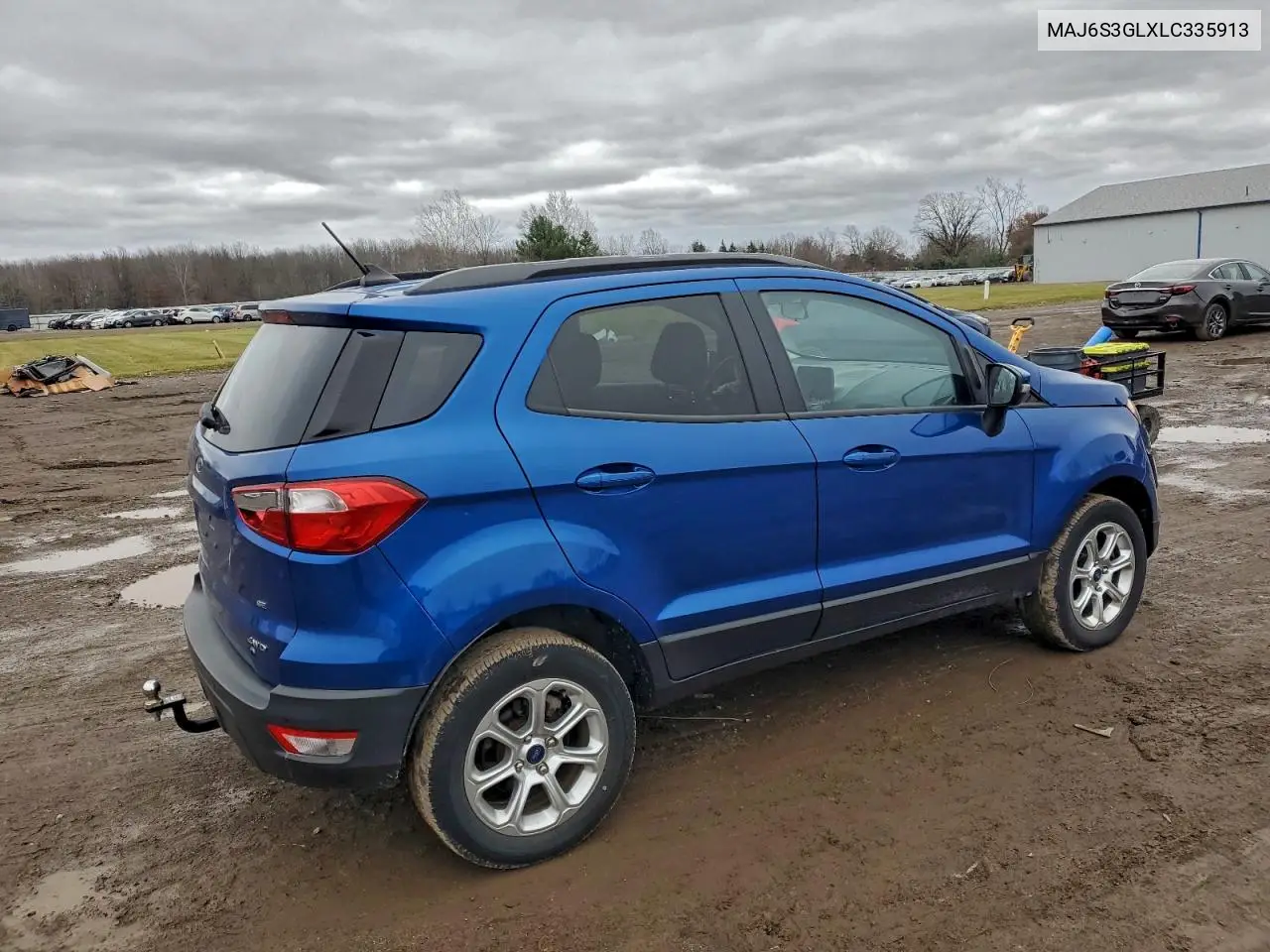MAJ6S3GLXLC335913 2020 Ford Ecosport Se