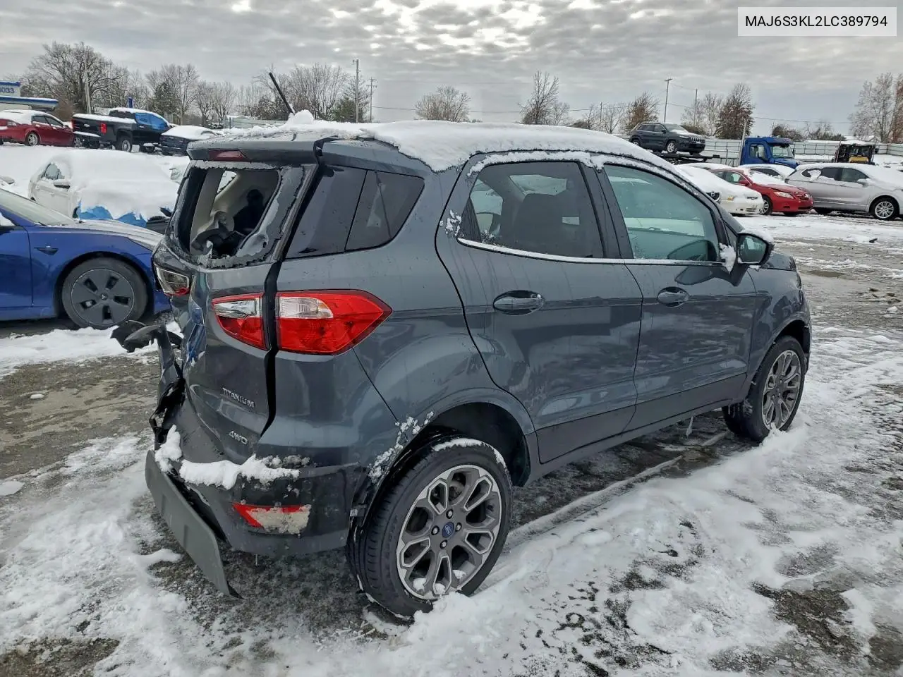 MAJ6S3KL2LC389794 2020 Ford Ecosport Titanium