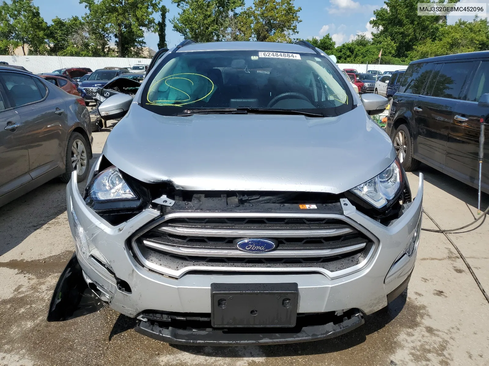 MAJ3S2GE8MC452096 2021 Ford Ecosport Se