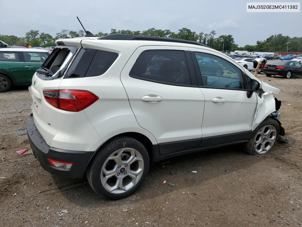 MAJ3S2GE2MC411382 2021 Ford Ecosport Se