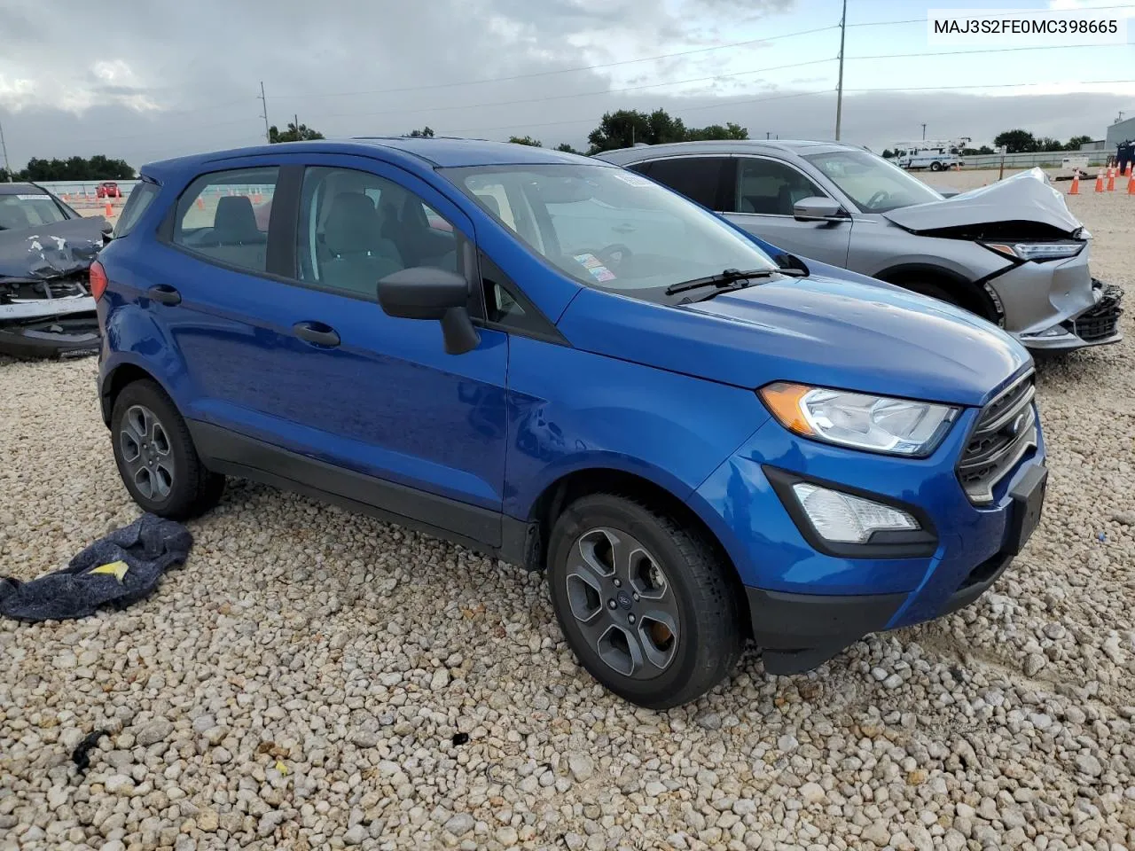 MAJ3S2FE0MC398665 2021 Ford Ecosport S