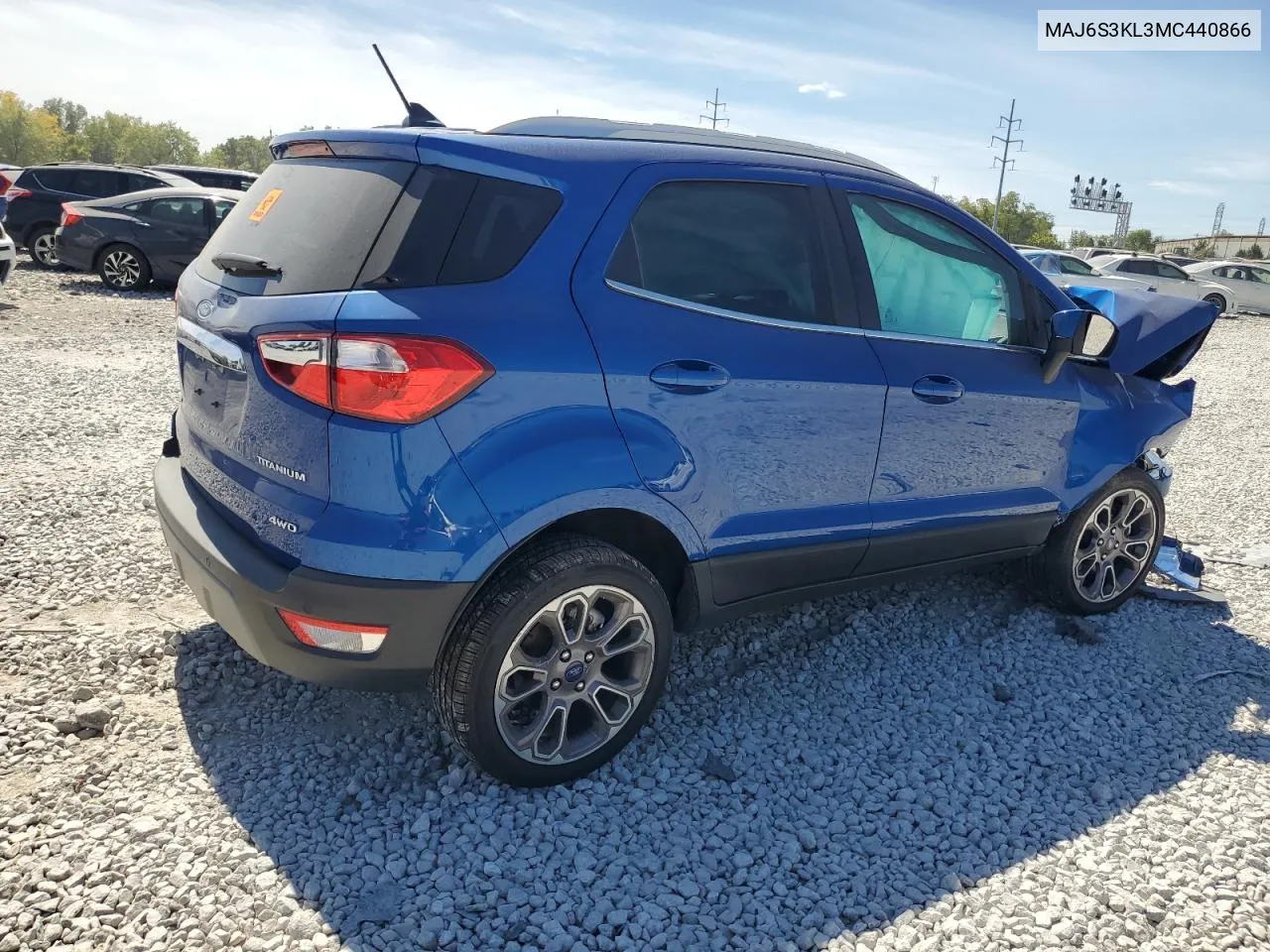 MAJ6S3KL3MC440866 2021 Ford Ecosport Titanium