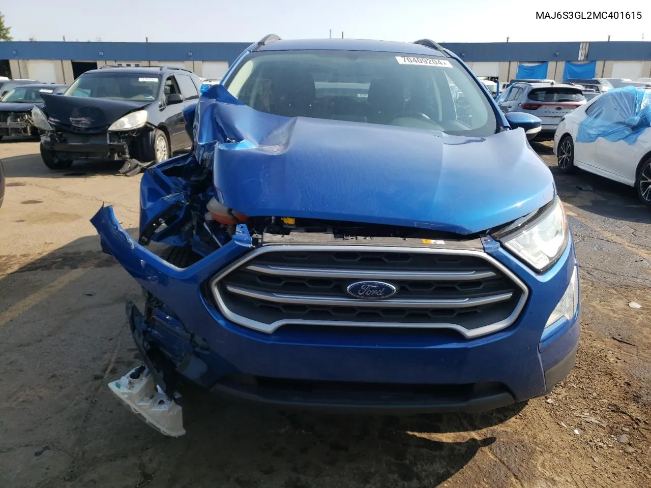 MAJ6S3GL2MC401615 2021 Ford Ecosport Se