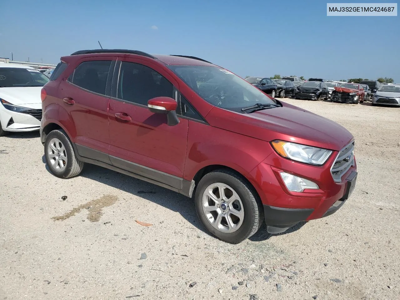 MAJ3S2GE1MC424687 2021 Ford Ecosport Se