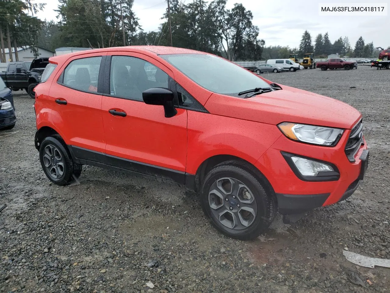 MAJ6S3FL3MC418117 2021 Ford Ecosport S