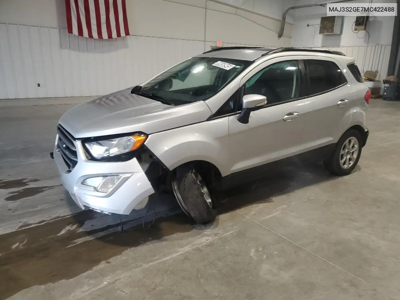MAJ3S2GE7MC422488 2021 Ford Ecosport Se