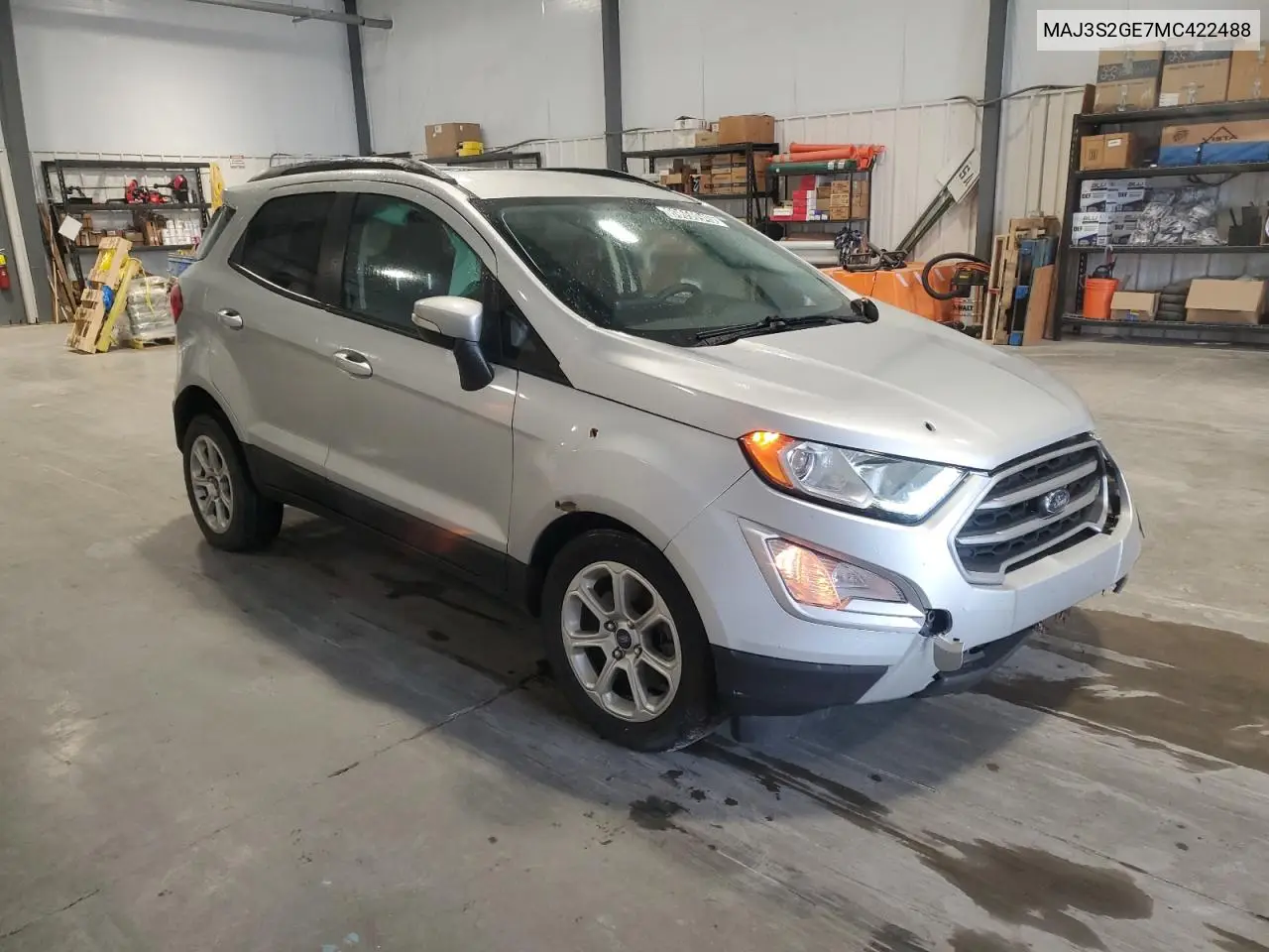 MAJ3S2GE7MC422488 2021 Ford Ecosport Se