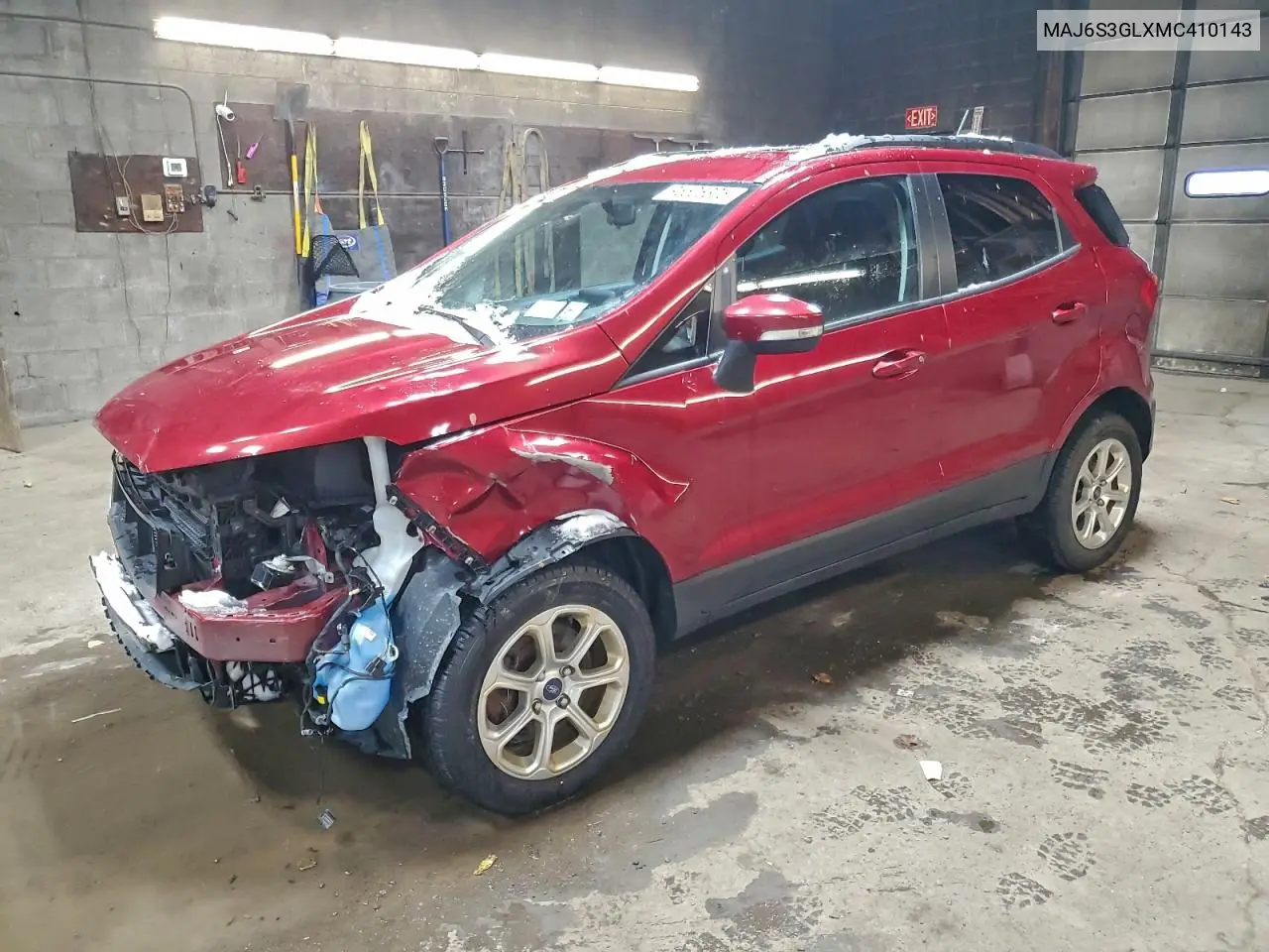 MAJ6S3GLXMC410143 2021 Ford Ecosport Se