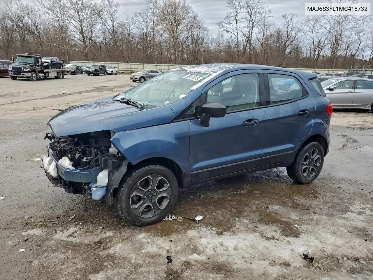 MAJ6S3FL1MC418732 2021 Ford Ecosport S