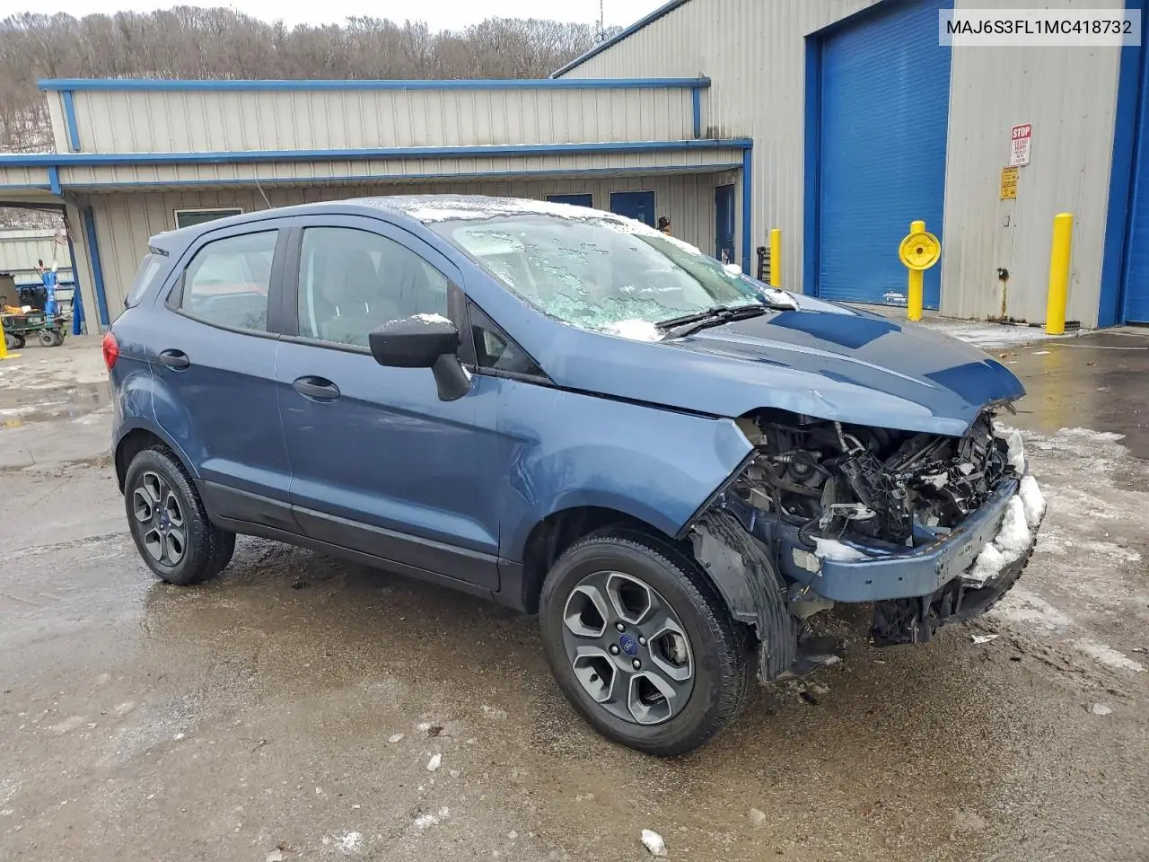 MAJ6S3FL1MC418732 2021 Ford Ecosport S