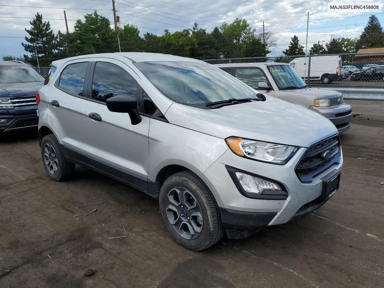 MAJ6S3FL8NC458808 2022 Ford Ecosport S