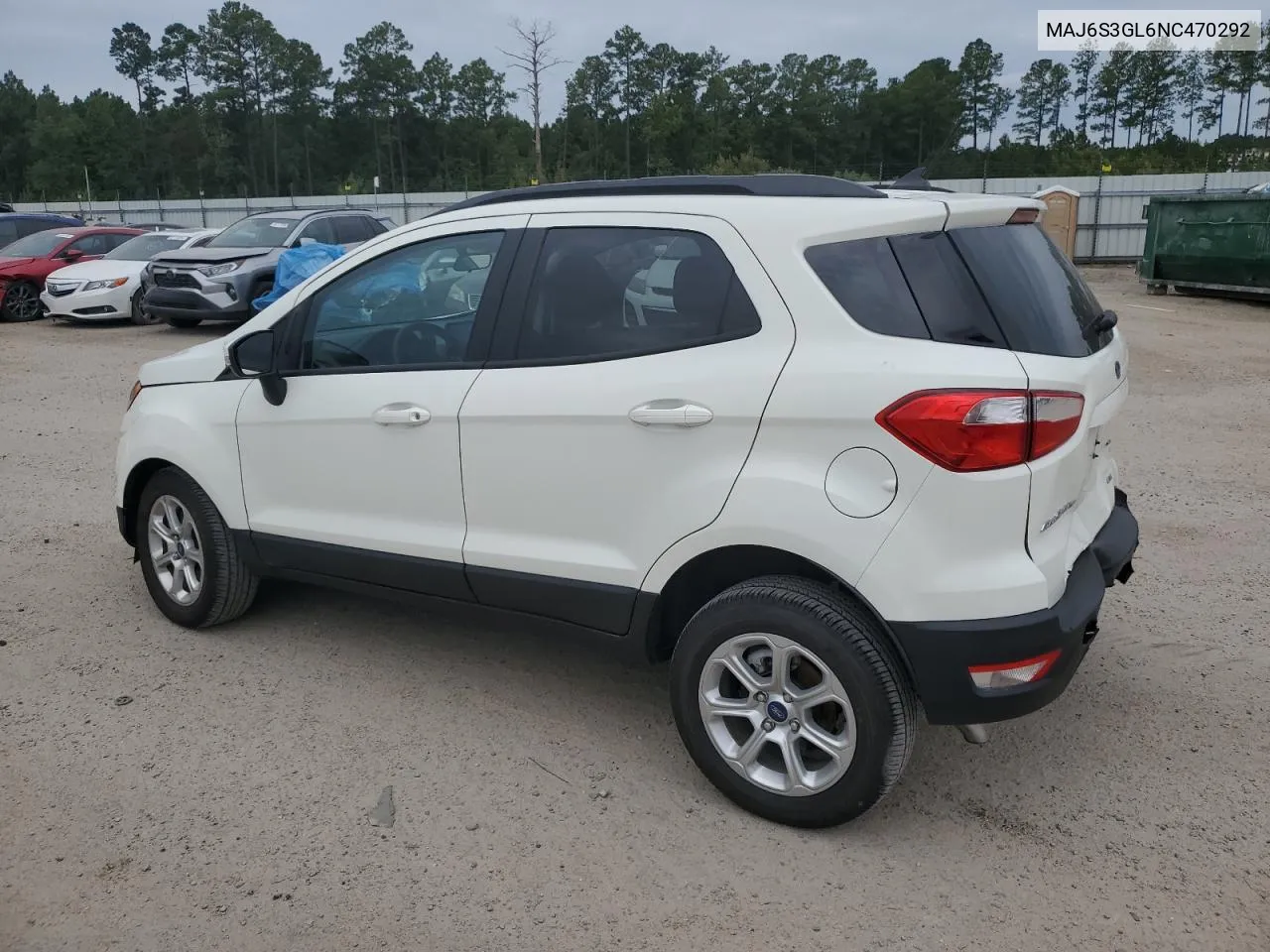 MAJ6S3GL6NC470292 2022 Ford Ecosport Se