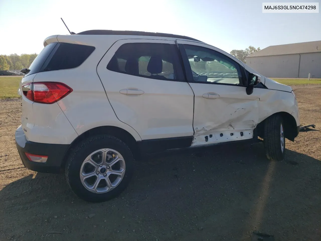 MAJ6S3GL5NC474298 2022 Ford Ecosport Se